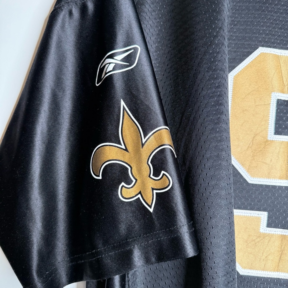 Vintage New Orleans Saints Drew Brees, Black and Gold NFL Jersey - Picture 6 of 6